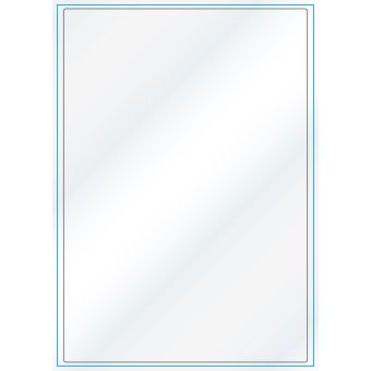 A4-1, 1 Utstanset etiket/ark, 199,6 x 289,0 mm, hvit/gloss , 100 ark - Etiketter i ark for skrivere