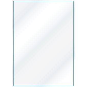 A4-1 slids, 1 Utstanset etiket/ark, 210,0 x 295,3 mm, hvit/gloss/gloss, 100 ark - Etiketter i ark for skrivere