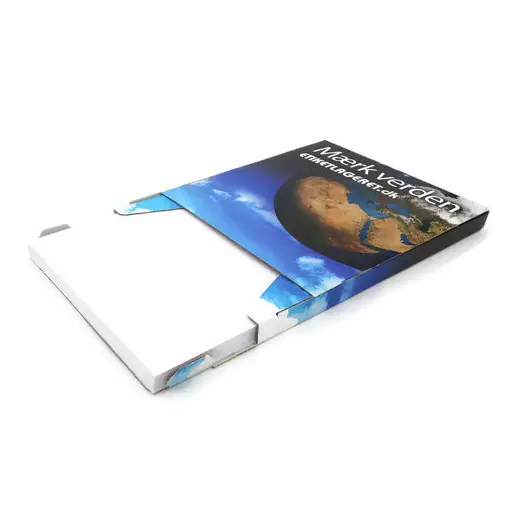 A-4 etiketter, hvit gloss 