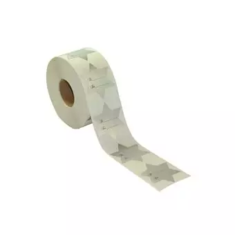 Sølvstjerner, 500 stk. - Diverse