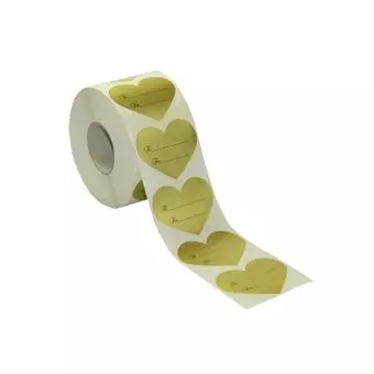 Guldhjerter, 500 stk. - Diverse