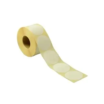 Demand Jet Matcoatede etiketter på rull, Ø50 mm, 1.000 stk/rull - Labels til etikettskriver