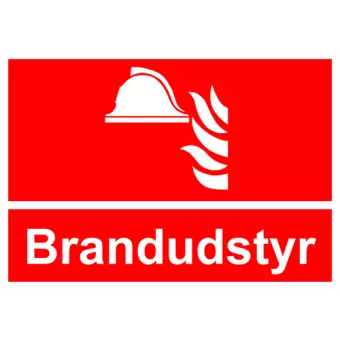 Brandskilt der indikerer brandudstyr, ISO 7010 F004 - Brandskilte