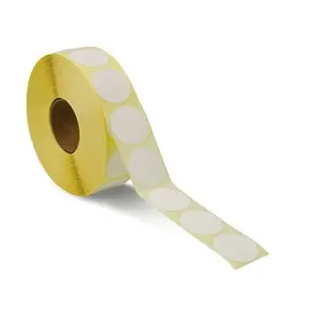 Thermoetiketter på rull, Ø 30 mm - 2.000 stk. - Thermoetiketter