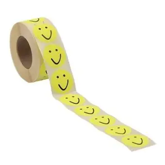 Stor Smiley, Ø32 mm, 1.000 stk. - Diverse