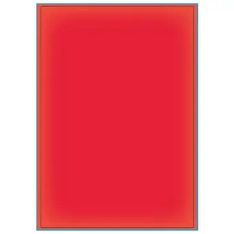 A4-1 rød neon, 1 Utstansede etiket/ark, 199,6 x 289,0 mm, 100 ark - A-4 etiketter rød neon