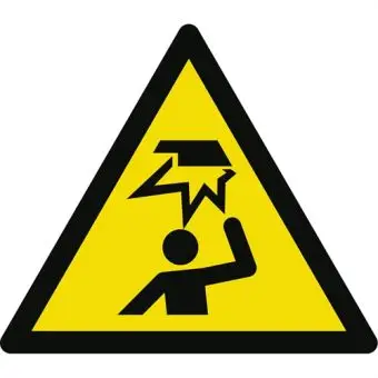 Advarselslabel der signalerer overhængende fare, ISO 7010 W020 - Sikkerhetsskilt