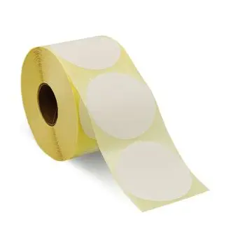 Transferetiketter BASIC på rull, Ø 70 mm - 1.000 stk. - Transfer Basic etiketter