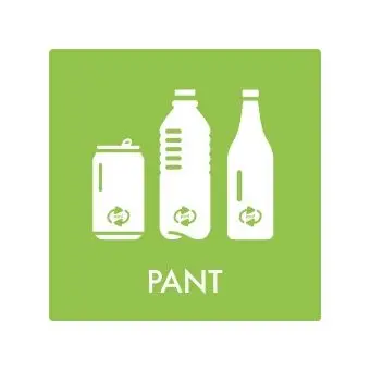 Affaldspiktogram: Pant - Affaldssortering-labels
