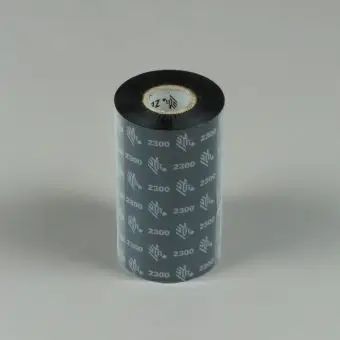 Zebra 2300 Voks Fargebånd - 110mm x 450m for Transferprintere - Labels til etikettskriver