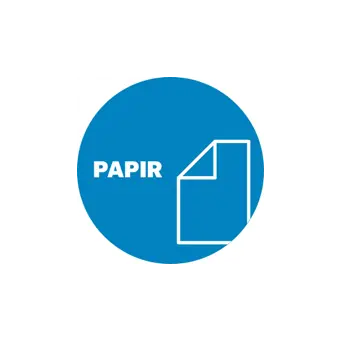 Affaldspiktogram: Papir - Affaldssortering-labels