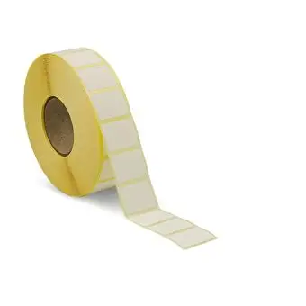 Thermoetiketter på rull, 24 x 19 mm - 2.500 stk. - Thermoetiketter