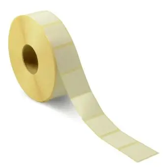 Thermoetiketter på rull, 25 x 25 mm - 2.500 stk. - Thermoetiketter