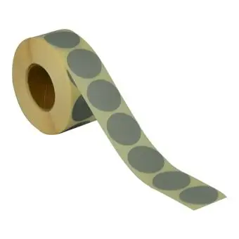 Rund etikett, Ø32, grå, 1000 stk. - Runde fargede, Ø32 mm