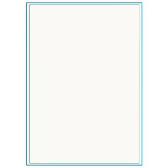 A4-1, 100% resirkulert 1 Stanset etikett / ark, 199,6 x 289,0 mm, off-white / matt, 75 ark - Etiketter i ark for skrivere