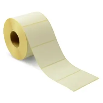 Thermoetiketter på rull, 75 x 50 mm - 1.000 stk. - Thermoetiketter