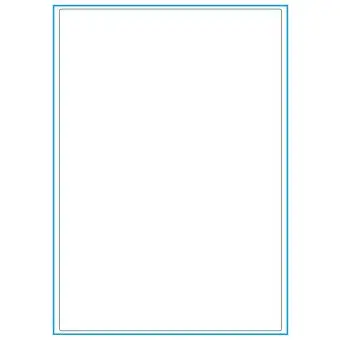 A4-1, 1 Utstanset etiket/ark, Heavy duty etiketter, 199,6 x 289,0 mm, 50 ark - A-4 etiketter, heavy duty